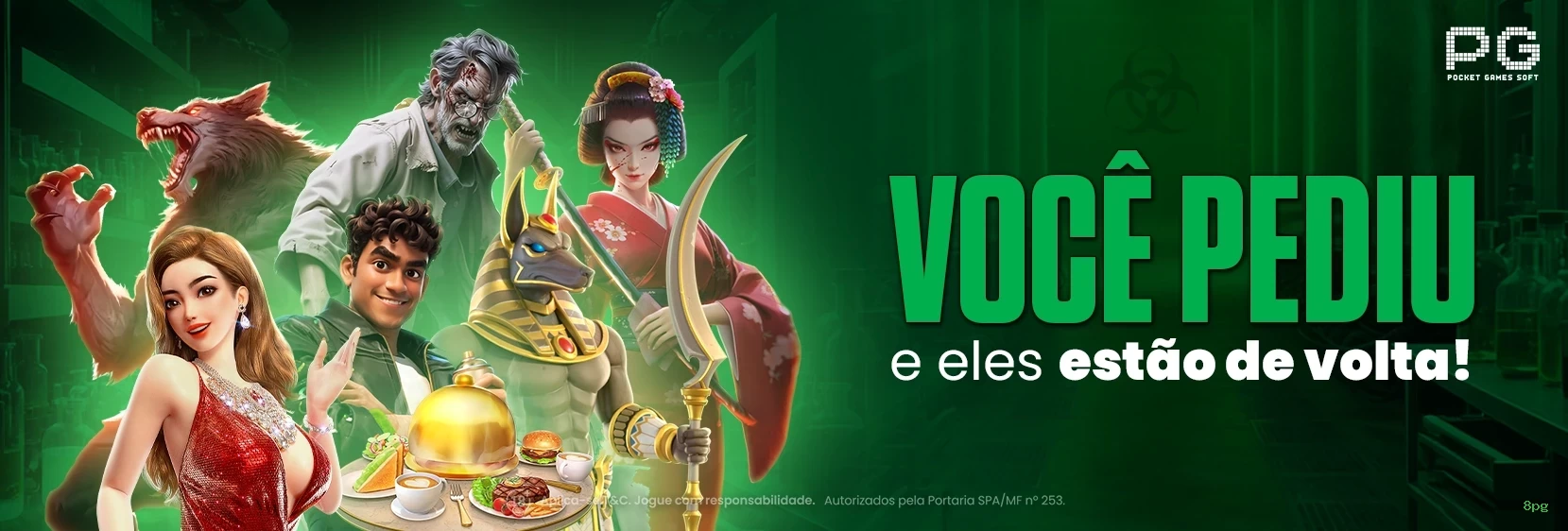 Imagem promocional da plataforma 8pg